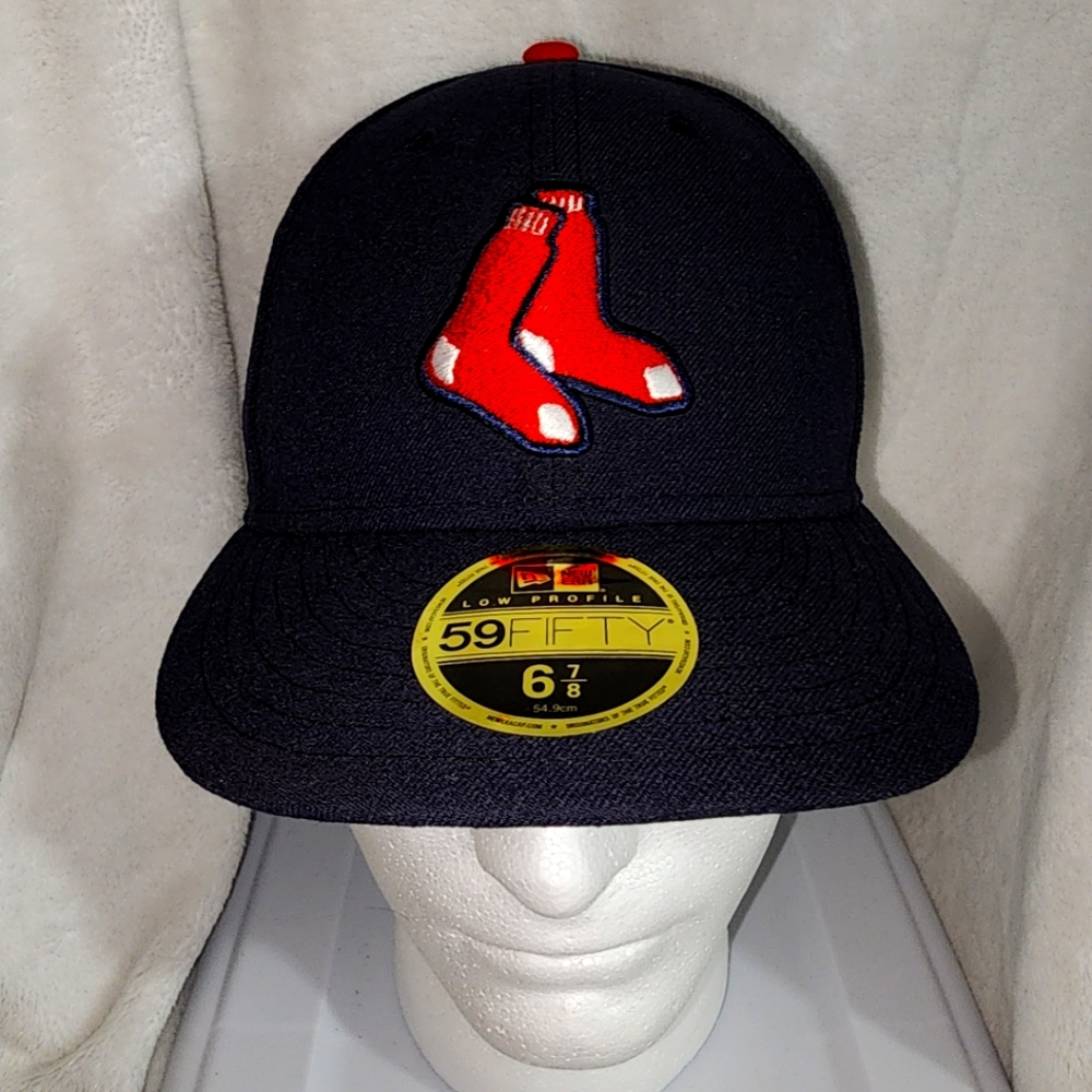 MLB Boston Red Sox Authentic On-Field New Era 59Fifty Fitted Baseball Cap - Navy